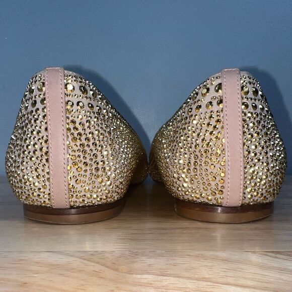 Valentino Garavani Glam Micro-Rockstud Ballet Flat Smoking Slipper Women’s 37.5 - Picture 7 of 15